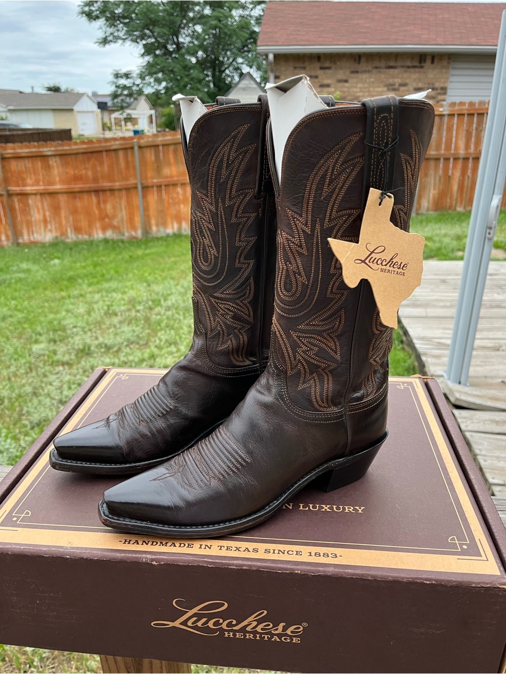 Beautiful Lucchese 1883 Savannah Women’s Size 7 Leather Boots